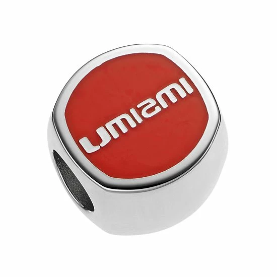 LogoArt Sterling Silver Miami Hurricanes Bead - Image 2