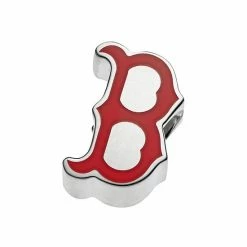 LogoArt Sterling Silver Boston Red Sox Bead