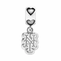 LogoArt New York Mets Sterling Silver Team Logo Charm