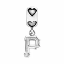 LogoArt Pittsburgh Pirates Sterling Silver Team Logo Charm