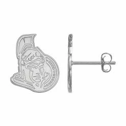 LogoArt Sterling Silver Ottawa Senators Small Stud Earrings