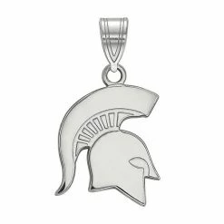 LogoArt Sterling Silver Michigan State Spartans Pendant