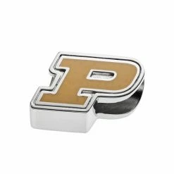 LogoArt Sterling Silver Purdue Boilermakers Bead