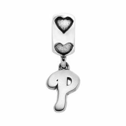LogoArt Philadelphia Phillies Sterling Silver Team Logo Charm