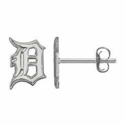 LogoArt 14k Gold Detroit Tigers Extra-Small Post Earrings