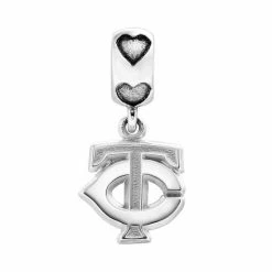 LogoArt Minnesota Twins Sterling Silver Team Logo Charm