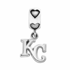 LogoArt Kansas City Royals Sterling Silver Team Logo Charm
