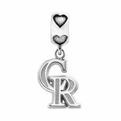 LogoArt Colorado Rockies Sterling Silver Team Logo Charm