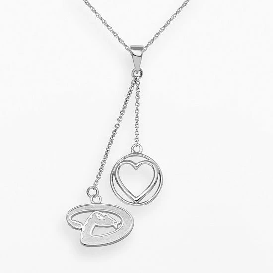 LogoArt Arizona Diamondbacks Beloved Sterling Silver Linear Pendant