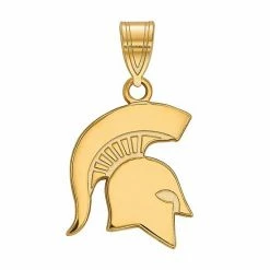 LogoArt 10K Gold Michigan State Spartans Medium Pendant