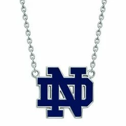 Women's LogoArt Notre Dame Large Pendant Necklace