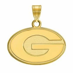 LogoArt Georgia Bulldogs 10K Yellow Gold Small Pendant