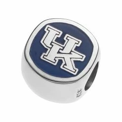 LogoArt Sterling Silver Kentucky Wildcats Bead