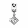 LogoArt Tampa Bay Devil Rays Sterling Silver Team Logo Charm