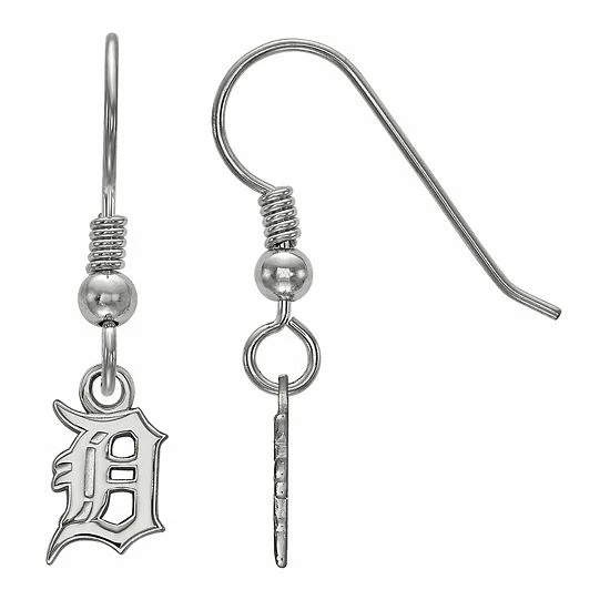 LogoArt Sterling Silver Detroit Tigers Extra-Small Dangle Earrings - Image 3