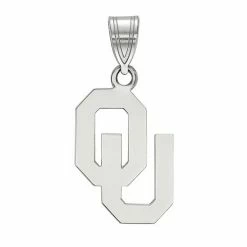 LogoArt Sterling Silver Oklahoma Sooners Pendant