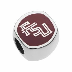 LogoArt Sterling Silver Florida State Seminoles Bead