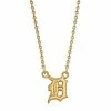 LogoArt 10k Gold Detroit Tigers Small Pendant Necklace