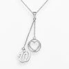 LogoArt Washington Nationals Beloved Sterling Silver Linear Pendant