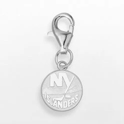 LogoArt New York Islanders Sterling Silver Logo Charm