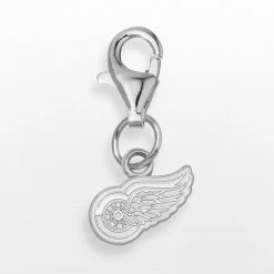 LogoArt Detroit Red Wings Sterling Silver Logo Charm