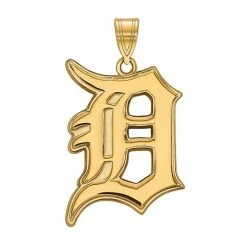 LogoArt 14k Gold Detroit Tigers Extra-Large Pendant