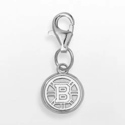 LogoArt Boston Bruins Sterling Silver Logo Charm