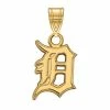 LogoArt 14k Gold Detroit Tigers Small Pendant