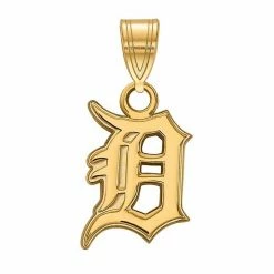 LogoArt 14k Gold Detroit Tigers Small Pendant