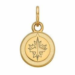 LogoArt Sterling Silver Winnipeg Jets Mini Pendant