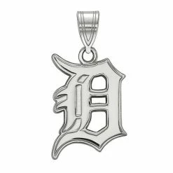 LogoArt 10k Gold Detroit Tigers Large Pendant