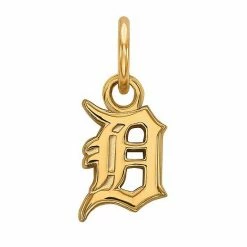LogoArt 10k Gold Detroit Tigers Extra-Small Pendant