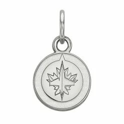LogoArt 14k Gold Winnipeg Jets Mini Pendant 14k Yellow Gold