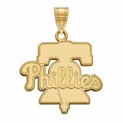 LogoArt Sterling Silver Philadelphia Phillies Large Pendant