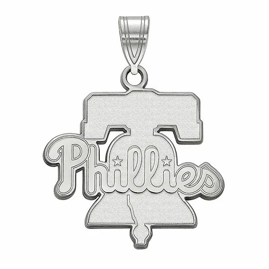 LogoArt Sterling Silver Philadelphia Phillies Large Pendant - Image 3