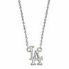 LogoArt 14k Gold Los Angeles Dodgers Small Pendant Necklace