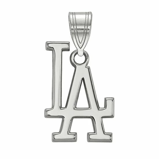 LogoArt Sterling Silver Los Angeles Dodgers Medium Pendant 5 LogoArt Sterling Silver Los Angeles Dodgers Medium Pendant - Image 3