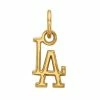 LogoArt 10k Gold Los Angeles Dodgers Extra-Small Pendant