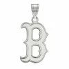 LogoArt 10k Gold Boston Red Sox Large Pendant 10k Yellow Gold