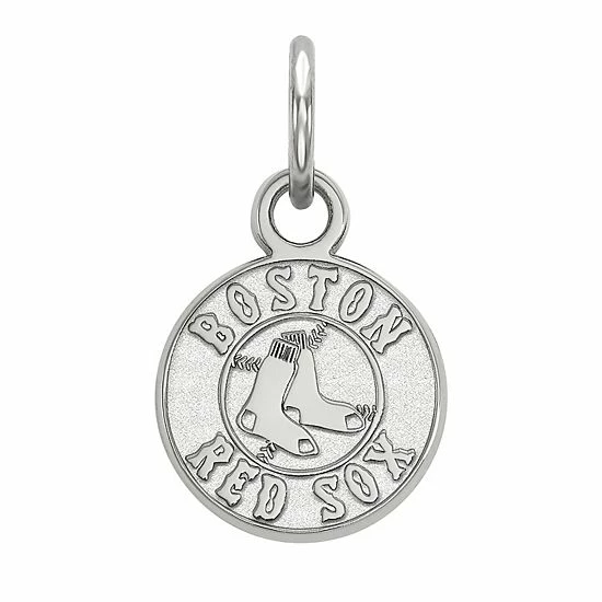 LogoArt 14k Gold Boston Red Sox Extra-Small Pendant 14k White Gold - Image 3