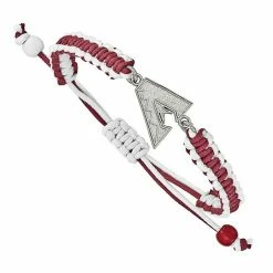 LogoArt Stainless Steel Arizona Diamondbacks Adjustable Cord Bracelet