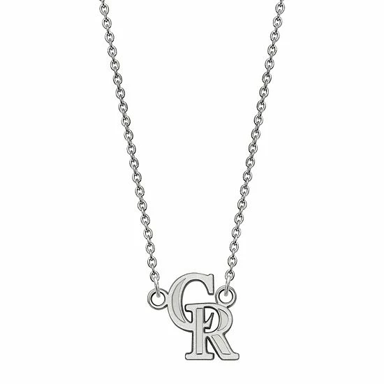 LogoArt 14k White Gold Colorado Rockies Extra-Small Pendant Necklace 3 LogoArt 14k White Gold Colorado Rockies Extra-Small Pendant Necklace