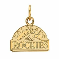 LogoArt 14k Yellow Gold Colorado Rockies Extra Small Pendant