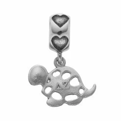 LogoArt Sterling Silver Delta Zeta Sorority Turtle Charm