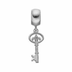 LogoArt Sterling Silver Kappa Kappa Gamma Sorority Key Charm