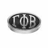 LogoArt Gamma Phi Beta Sterling Silver Oval Bead