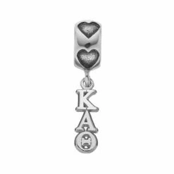 LogoArt Sterling Silver Kappa Alpha Theta Sorority Symbol Charm