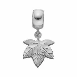 LogoArt Sterling Silver Alpha Phi Sorority Ivy Leaf Charm
