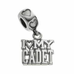 LogoArt Sterling Silver "I Love My Cadet" Charm