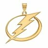 LogoArt Sterling Silver Tampa Bay Lightning Extra Large Pendant